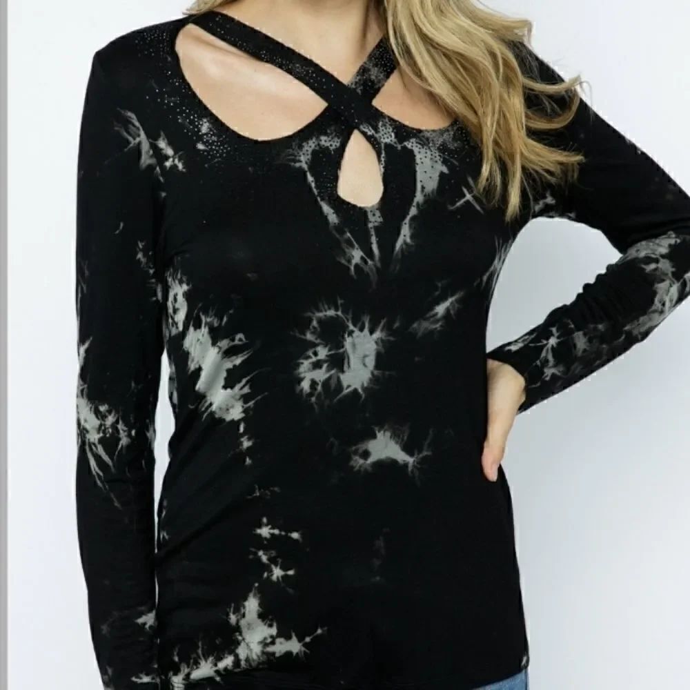 Vocal Tie Dye Cross Shirt NWT